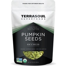 Organic Pumpkin Seeds, 2 Lbs -  Quality, Shelled, Raw, Unsalted 22.00 per gallon