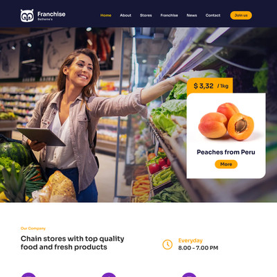 Franchise Websites Design for Sale with Free VPS Web Hosting