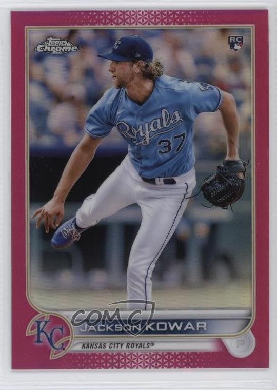 2022 Topps Chrome Magenta Refractor /399 Jackson Kowar #188 0q3