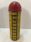 VTG ORIGINAL  1960s  OHIO ART TIN FARM SILO  LITHORAPH TOY DISPLAY