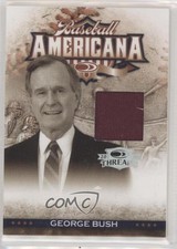 2008 Donruss Threads Baseball Americana Materials 425/500 George HW Bush 03az