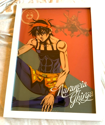 JoJo's Bizarre Adventure Golden wind poster framed clear file
