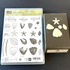 Stampin Up Bunch Of Blossoms Layering Clear Stamps Blossom Builder Punch