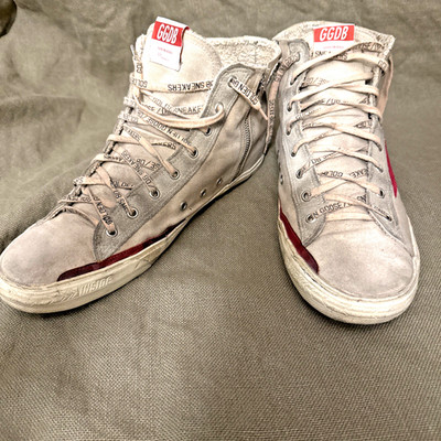 Golden Goose Francy Canvas and Suede High Top Size 46, US 13