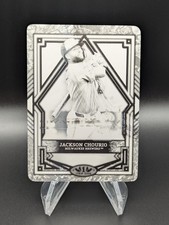 2025 Topps Tier One Jackson Chourio Black Printing Plate 1/1