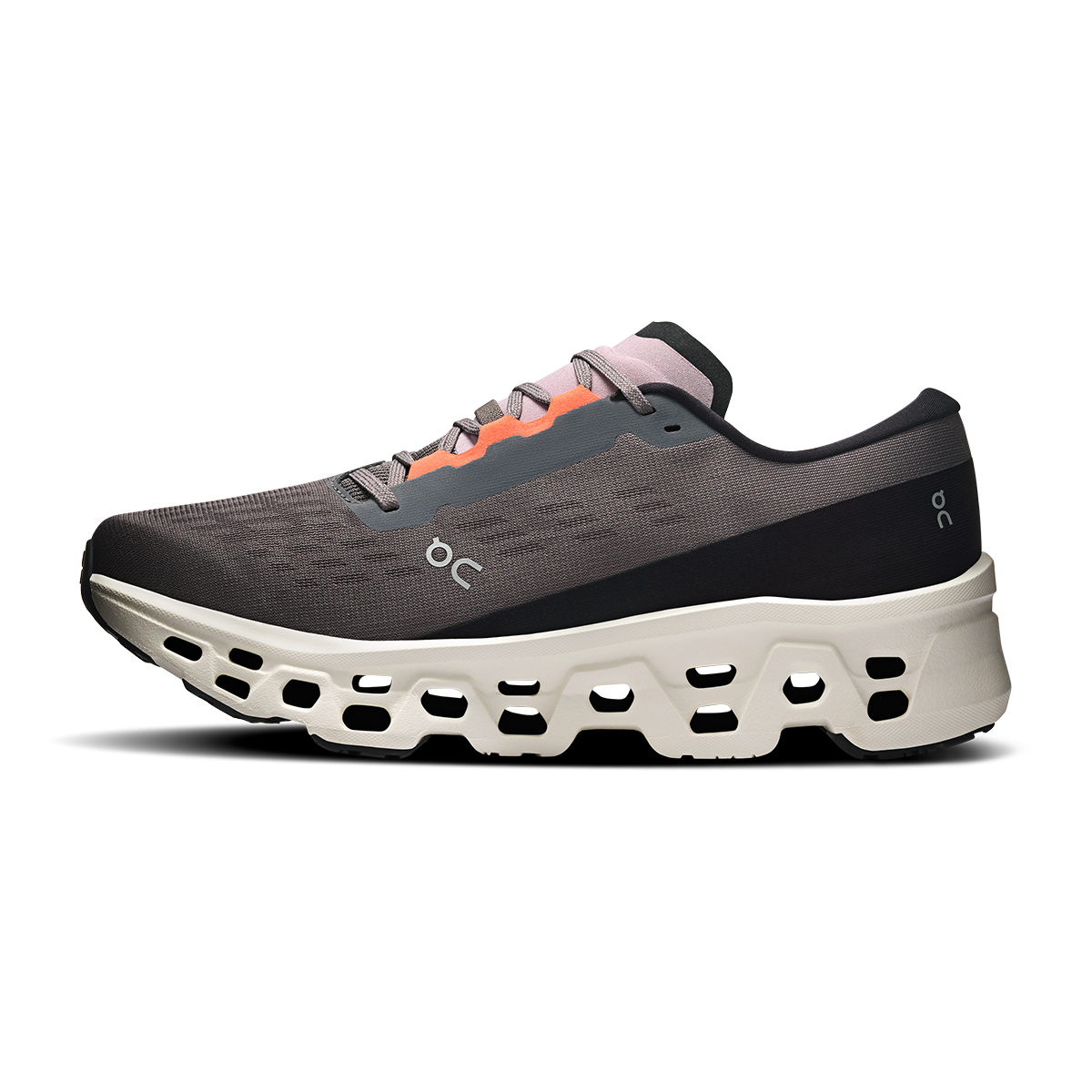 NEW Men's On Running Brand Grey/Orange Cloud Cloudmonster 3 OC