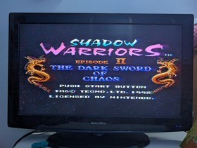 Tecmo Shadow Warriors II Ninja Gaiden II Nintendo NES PAL 1991 Azione/Avv.