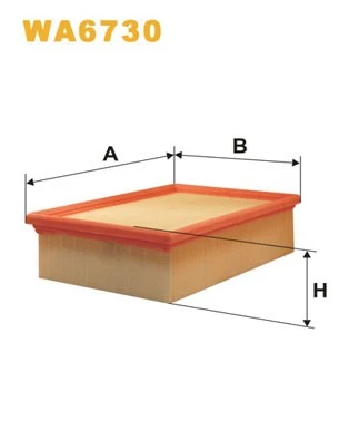 Wix Filters WA6730 Air Filter for Citroen, Peugeot - Image 3 of 3
