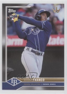 2022 Topps X Bobby Witt Jr Crown Collection Jewel Wander Franco #1 Rookie RC 7k6