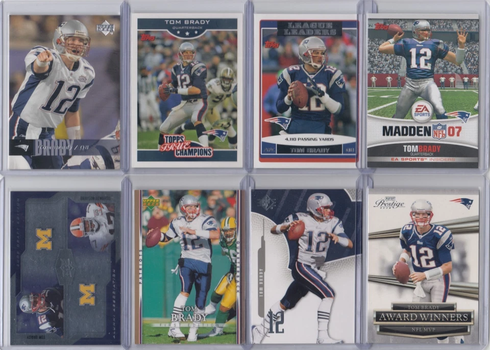 (150) Different TOM BRADY Lot NFL Football Cards Inserts 2002-2024 Collection - Image 2 of 4