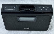 iHome iH24 Portable Speaker Dock for Apple iPod iPhone Aux In Alarm Clock Works
