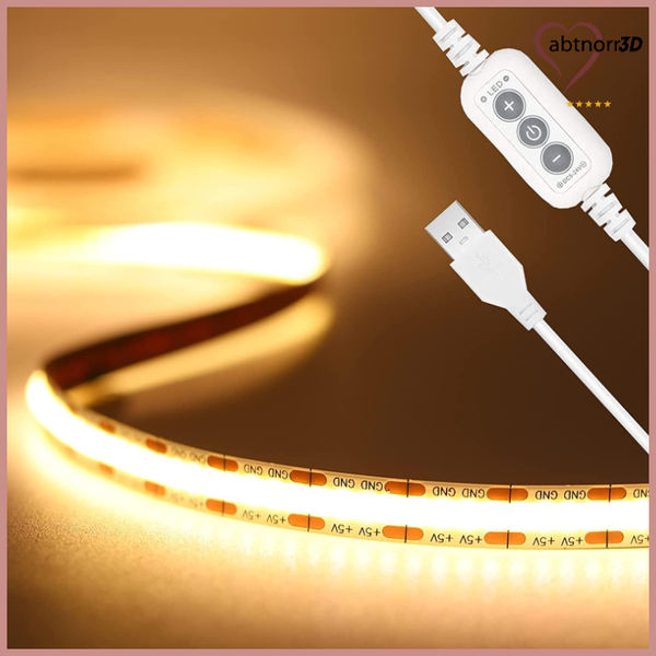 Pautix USB LED Streifen 2M Warmweiß 3000K Dimmbar 640 Leds FüR Innenbeleuchtung-image