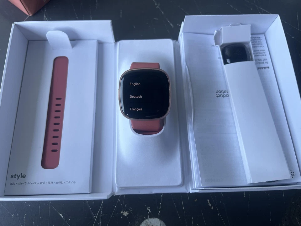 Fitbit Versa 4 Fitness Smartwatch, GPS, 24/7 Heart Rate, 40+ Exercise Modes, Pin - Image 3 of 3