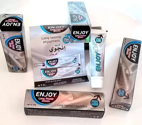 Delay Cream for Men, Long Lasting, ENJOY Natural, 100%  sexual -  تأخير القذف