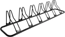 CyclingDeal Bike Rack Floor Parking Stand for up to 6 6 Bikes, Black 