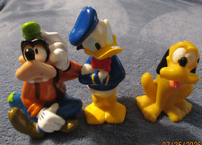 Disney Squishy Plastic Bathroom Toys Tub Donald Duck Goofy Pluto