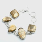 Fossil Coral Gemstone Ethnic Handmade Bracelet Jewelry 27 Gms For Women AB 26403