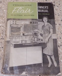 Vintage Frigidaire Flair  Owners Manual 1961