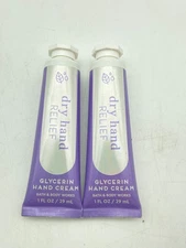 Bath & Body Works- Dry Hand Relief- Glycerin Hand Cream 1OZ/29ML- 2PK