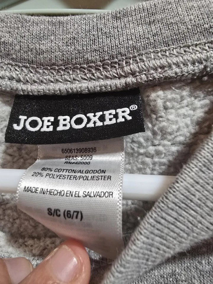 Sudadera gráfica Joe Boxer para niños talla 6/7 Foto 4 de 4