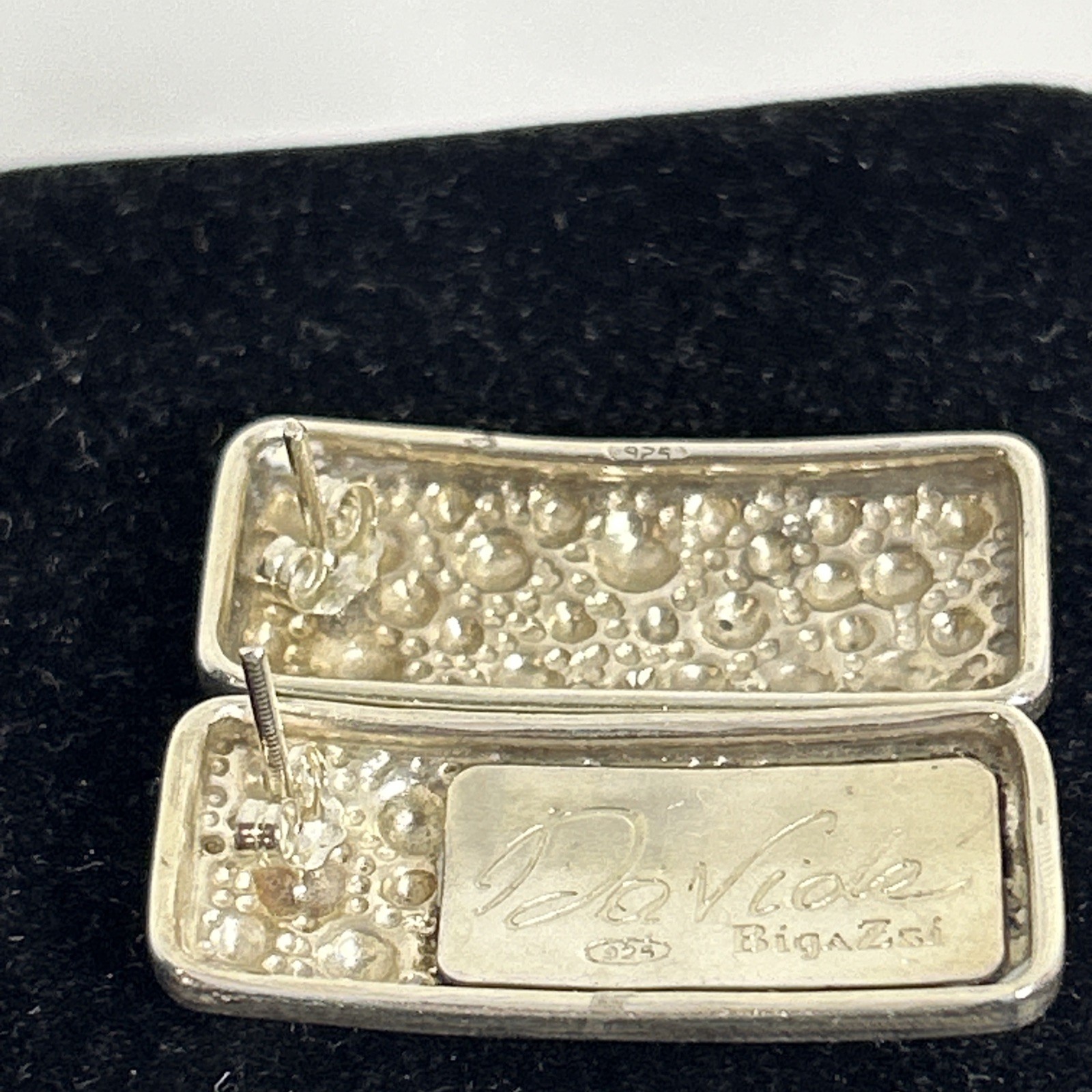 Luxury Designer Davide Bigazzi Solid Sterling Bru… - image 3