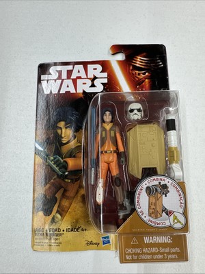 Star Wars Rebels EZRA BRIDGER Jedi 3.75'' Figure NEW Helmet Off