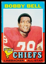 Bobby Bell, 1971 Topps, #35, Kansas City Chiefs,