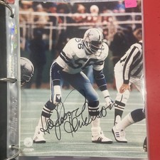 Hollywood Henderson Super Bowl XII 8x10 Signed Dallas Cowboys Autographed Photo 
