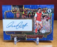 2022-23 Select Soccer Liam Brady Pitchside Signatures Blue Pulsar AUTO #PS-LBR
