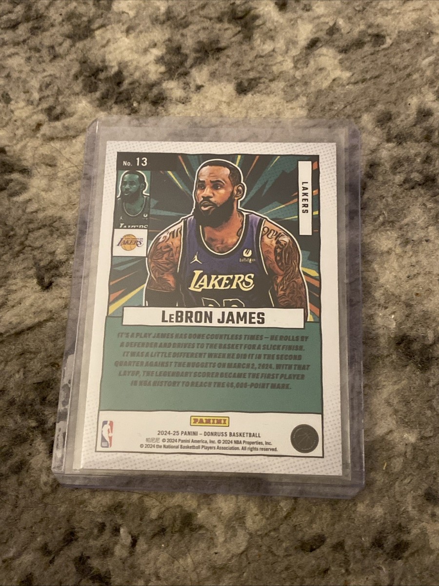 2024-25 Panini Donruss - Net Marvels LeBron James #13 Press