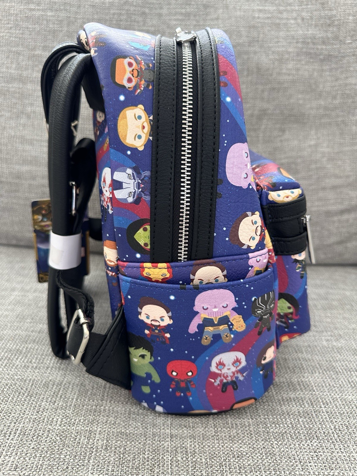 Loungefly Marvel Avengers Infinity War Chibi Character Mini Backpack RARE NWT image 5