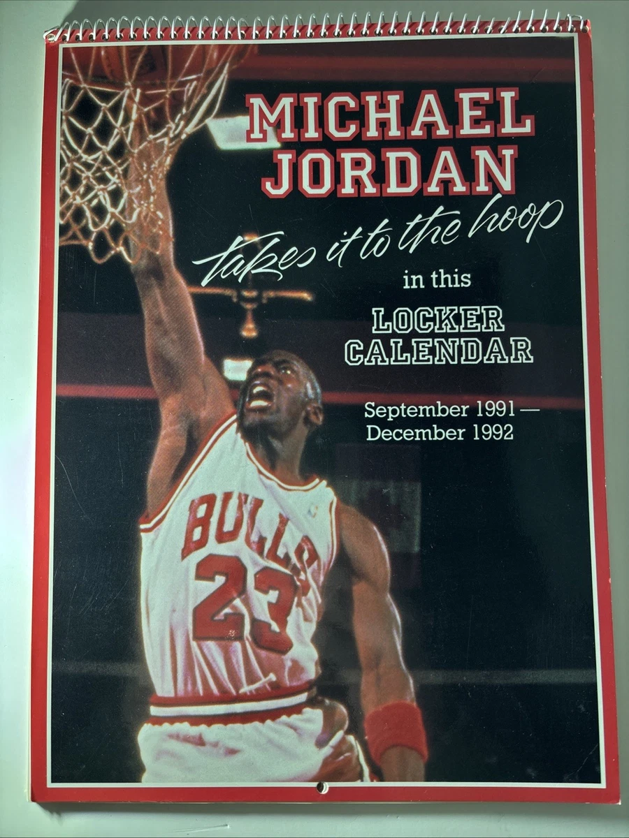 Michael Jordan Calendar Indiana OTHER Vintage Sports Memorabilia