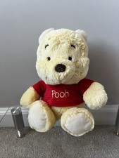 Disney Baby Winnie the Pooh Bear 12" Stuffed Plush Rattle Baby Toy Crinkle Ears
