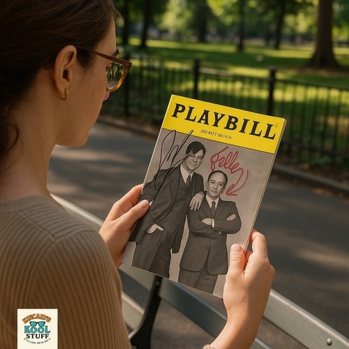 Penn And Teller Vintage 1989 Signed Autographed At The Shubert Theatre Playbill