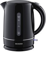 Severin Wasserkocher Wk 4322 Schwarz 1,7 L 2.200 W Anschluss Sockel Kalkfilter