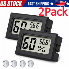 2 Pack Mini Hygrometer Indoor Humidity Meter, Small Digital Thermometer Humidity