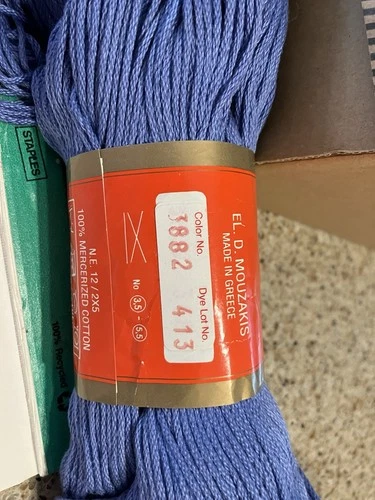 Huge Cotton Yarn Lot!  King Tut, Provence, Bahamas, AslanTrends. Destashing 28 s image 15