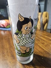 1976 Warner Bros. Pepsi Collector Series Looney Tunes Petunia/ Porky Pig Glass