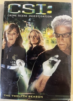 CSI: Crime Scene Investigation The Twelfth Season 12 DVD, CBS TV Series NEW