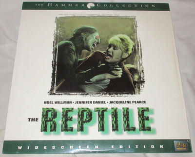 The Reptile (1966) LASERDISC 12'' Hammer Horror Noel Willman Jennifer Daniel Cult