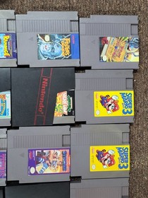 NES Console Bundle With 8 Controllers, NES Advantage, 4 Way, And 30 Games