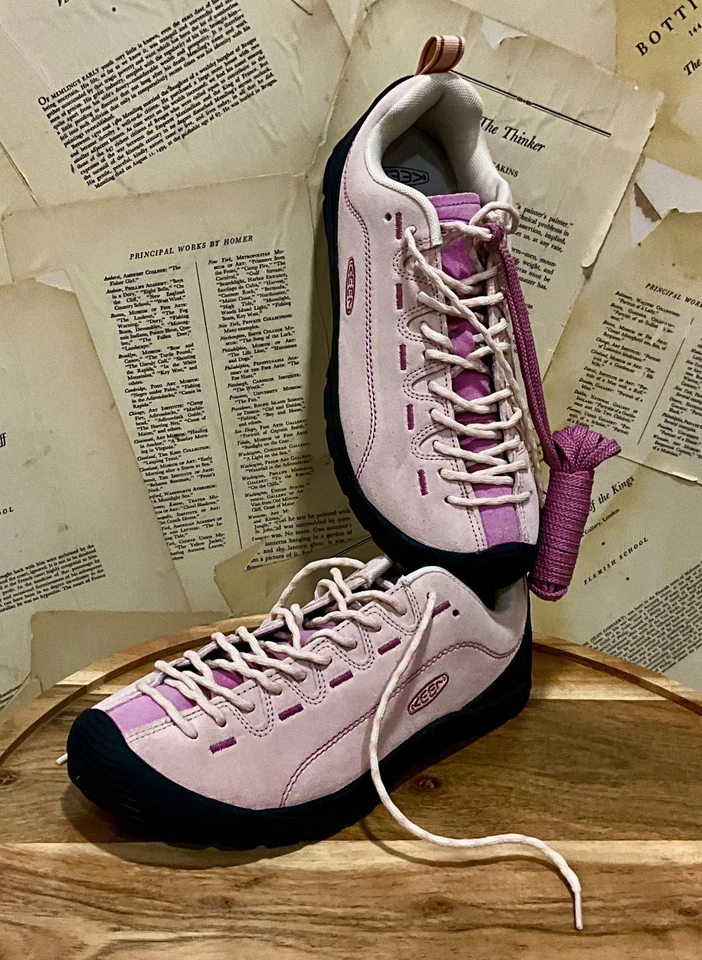 Free People Keen Jasper Sneaker Suede Hiking Cameo Rose Pink 40/9.5 NEW - Image 4 of 4