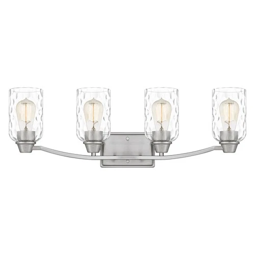 Quoizel ACA8627 Acacia 4 Light 28"W Vanity Light - Nickel - Picture 11 of 12