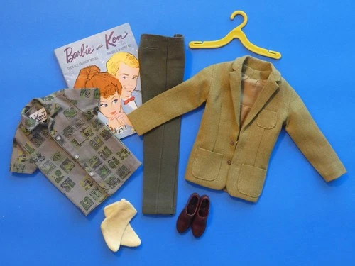 Vintage Barbie Ken Dreamboat #785 Partial Set, Jacket Shirt Pants Shoes Socks+