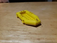 LEGO (1) Piece Inflatable Life Boat/Raft 12 x 6 PN 30086 Yellow USED