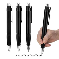 Big Fat Pens - Enhanced Writing Stability for Arthritis and Elderly 3pcs Black