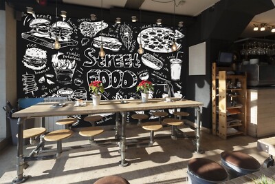 3D Fast Essen Pizza Q6746 Tapete Wandgemälde Fototapete Selbstklebend Kay