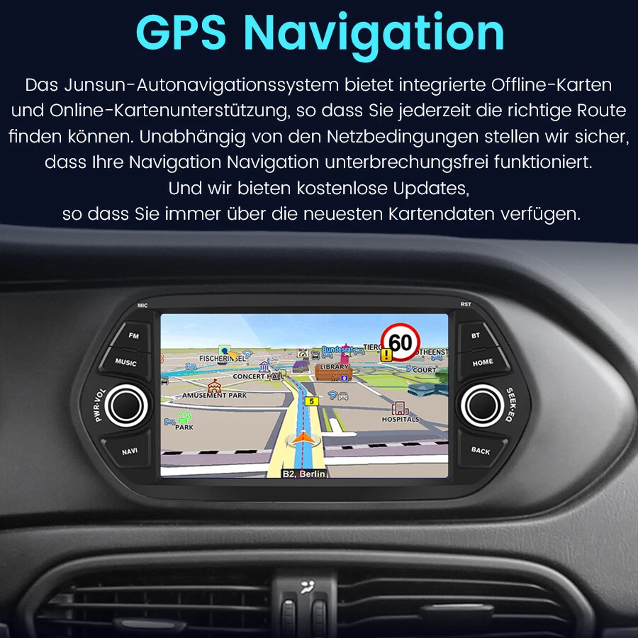 Android13 Autoradio GPS Navi Wireless Carplay 2+32GB SWC Für Fiat Tipo 2015-2021 - Bild 4 von 4