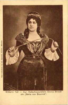CPA AK Emma Berndl als Berta von Bruneck THEATER STAR (642887)