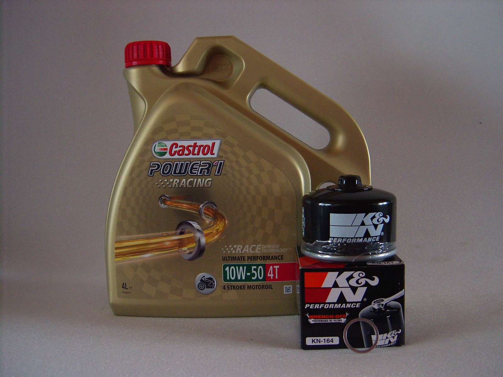 Castrol Power 1 Racing 10W50 Öl + Ölfilter BMW R1200R R1200RT R1200S ab